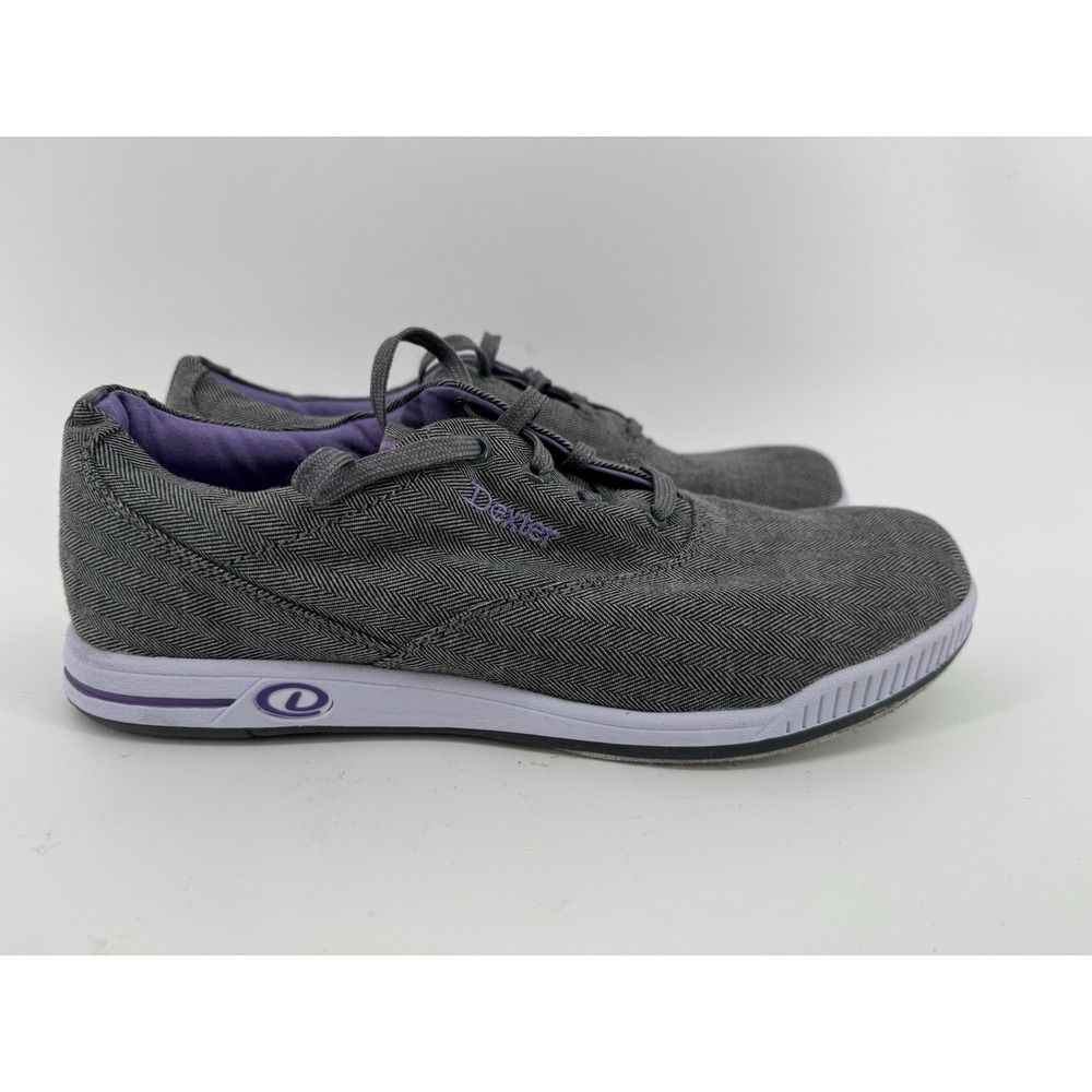 Womens Dexter KERRIE Bowling‎ Shoes Color Grey Twill Size 10